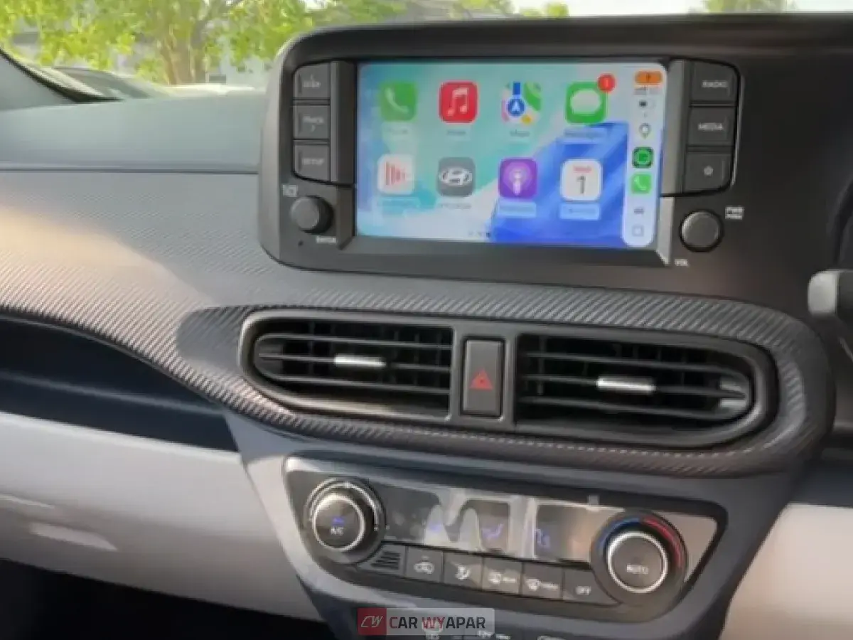 Exter dashboard closeup